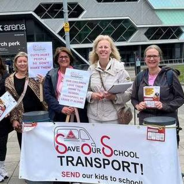 Save Our School Transport Demonstration Update